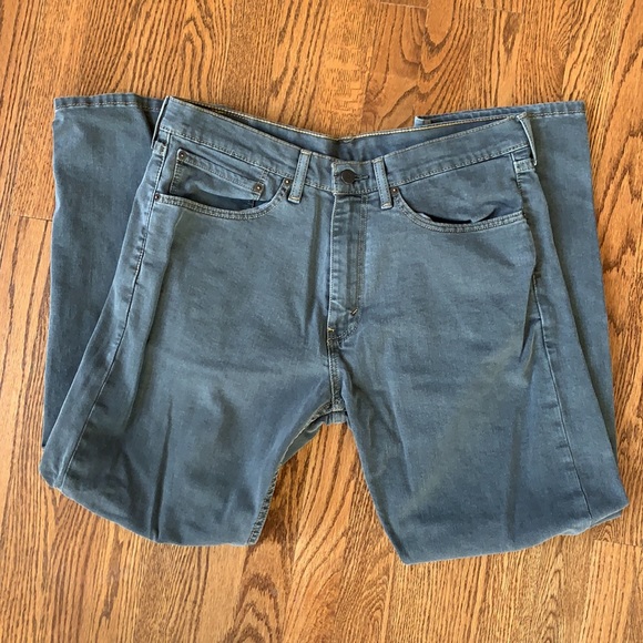 Men’s Levi’s 505 Gray Jeans 34/30 - Picture 3 of 5
